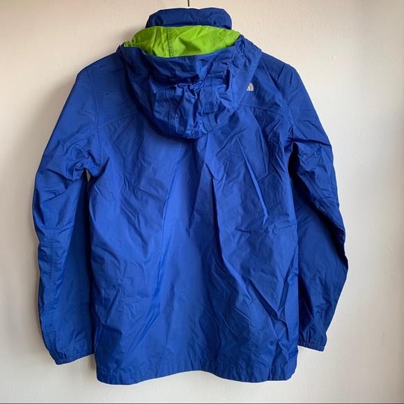 The North Face blue rain coat boys size L 14/16 - Picture 3 of 8